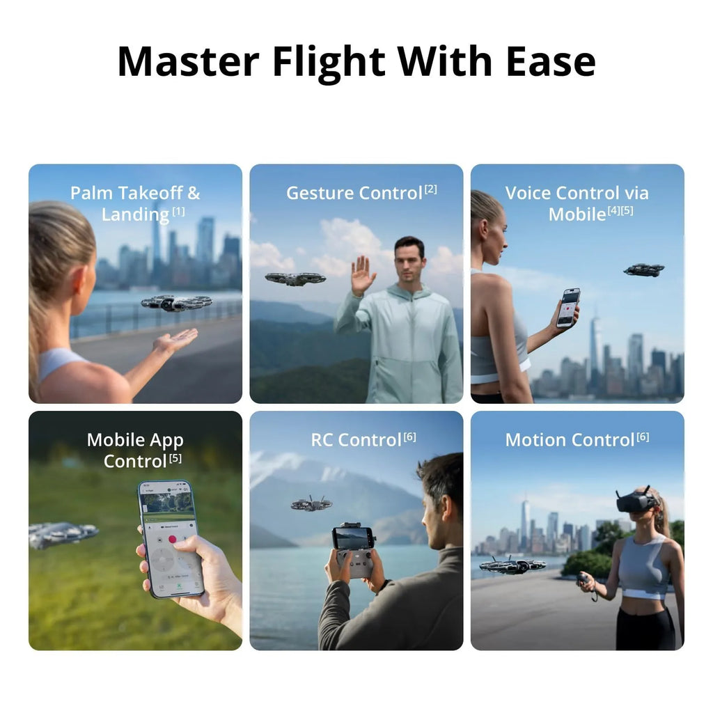 DJI Neo 2 Motion Fly More Combo with RC Motion 3 & Goggles N3, 4K FPV Drone, Low-Latency Digital Transmission, 3 Batteries