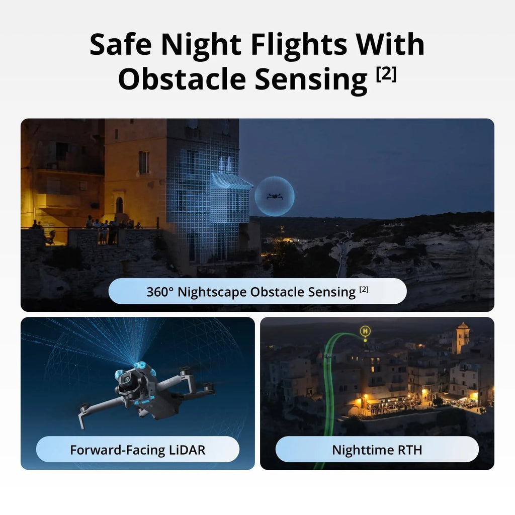 DJI Mini 5 Pro Fly More Combo with RC-N3, 4K Drone, 1" CMOS Camera, Omni Obstacle Avoidance, Smart Tracking 360, 3 Batteries