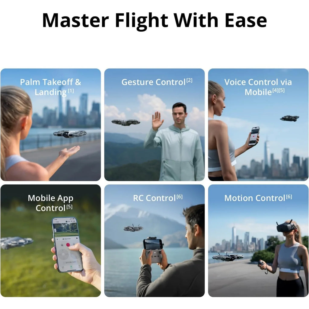 DJI Neo 2 4K Mini Drone Combo with RC-N3 Controller, Smart Tracking, Stable Transmission, Foldable Design, 3 Battery Kit