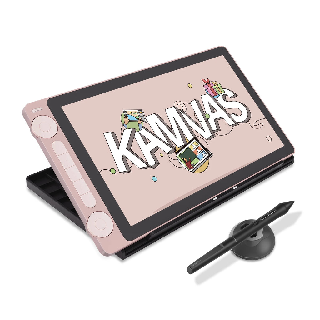 Huion Kamvas 13 (Gen 3) Portable Pen Display, 13.3" FHD Anti‑Sparkle Canvas Glass, 16384 Pressure Levels,for Digital Art & Desig