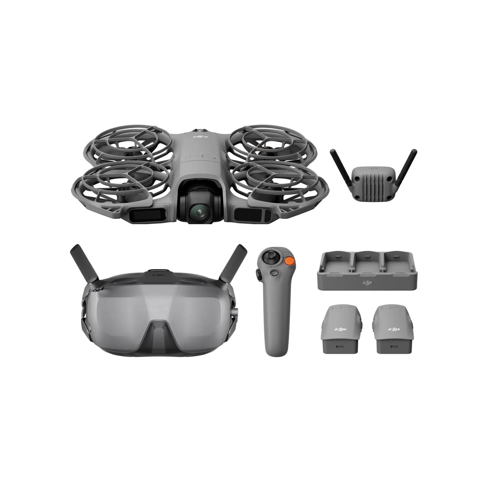 DJI Neo 2 Motion Fly More Combo w/ RC Motion 3 & Goggles N3, 4K FPV Camera Drone, Stable Digital Transmission, 3 Batteries