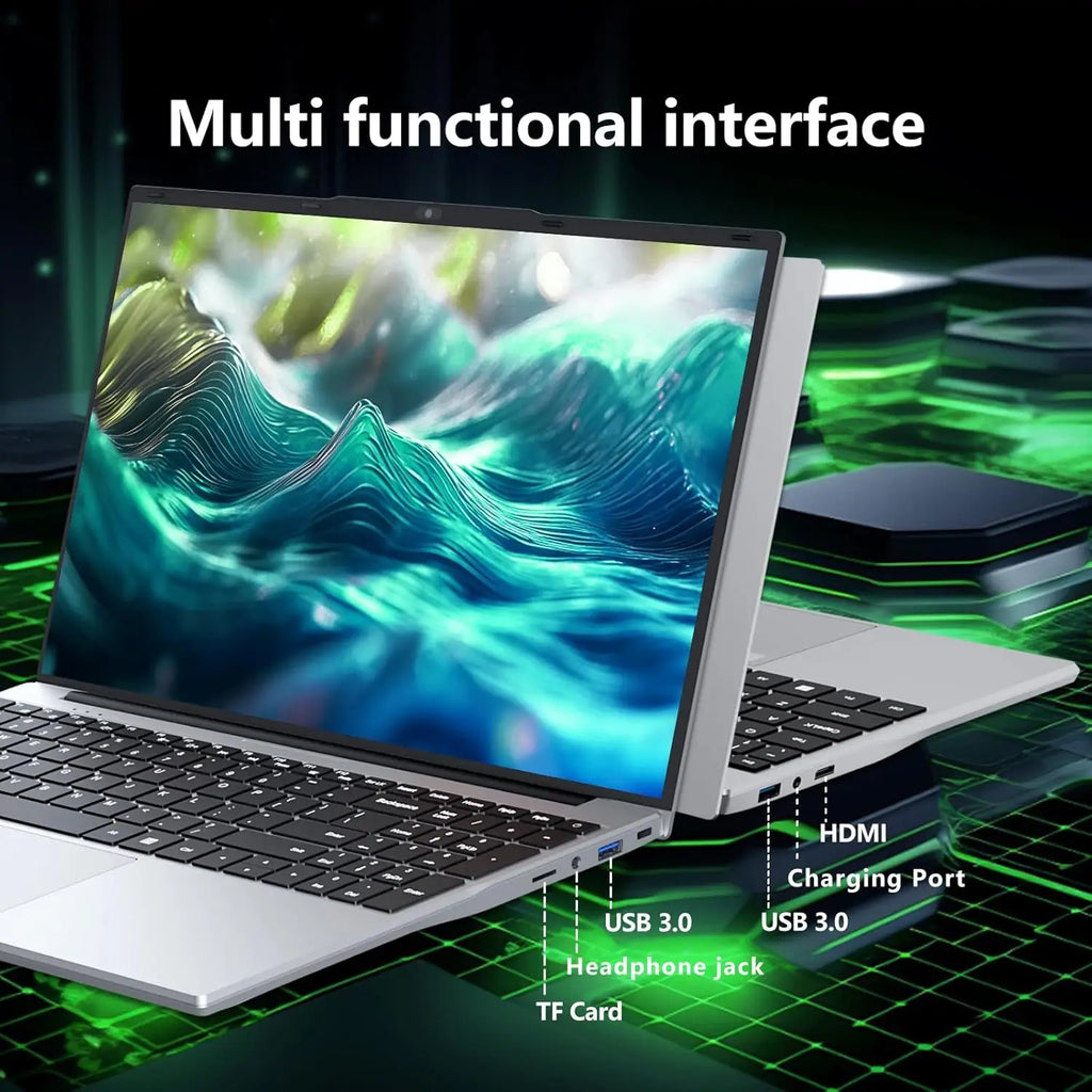 15.6" Gaming Laptop PC Intel Core i910980HK/9900 Windows 11 Notebook 16GB RAM 1TB/2TB SSD Fingerprint UnIock Office Gamer Laptop