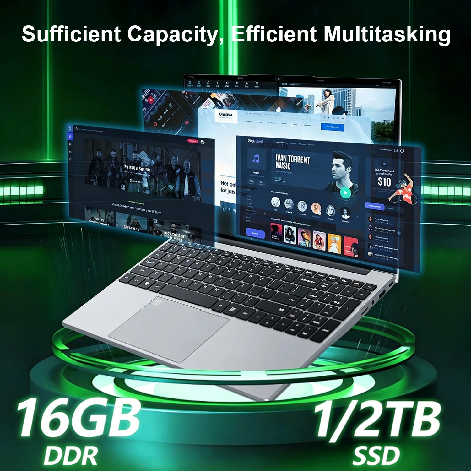 15.6" Gaming Laptop PC Intel Core i910980HK/9900 Windows 11 Notebook 16GB RAM 1TB/2TB SSD Fingerprint UnIock Office Gamer Laptop