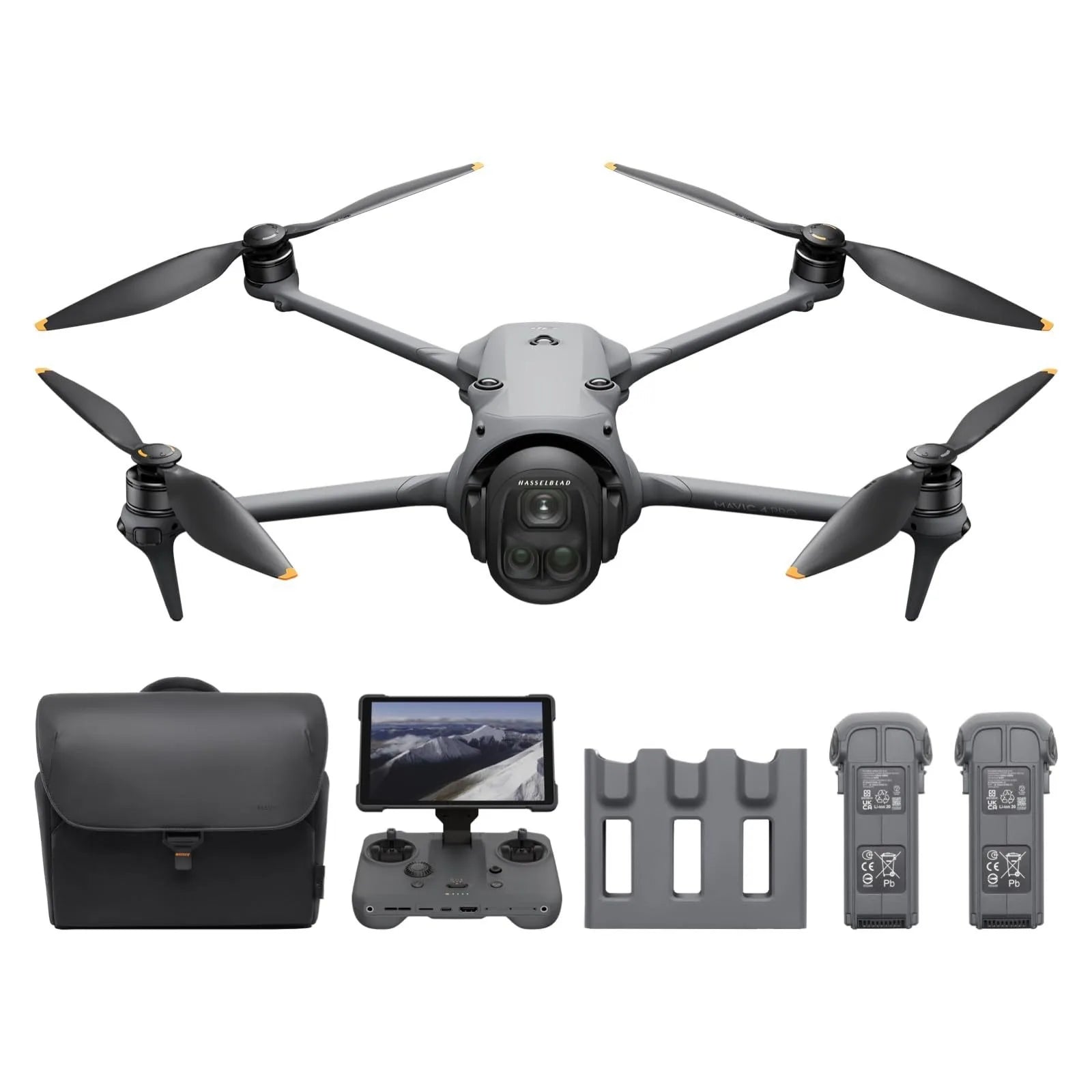 DJI Mavic 4 Pro Creator Combo with RC Pro 2, Tri-Camera Drone, 100MP 4/3 CMOS Hasselblad, 51min Flight Time, 3 Battery Kit