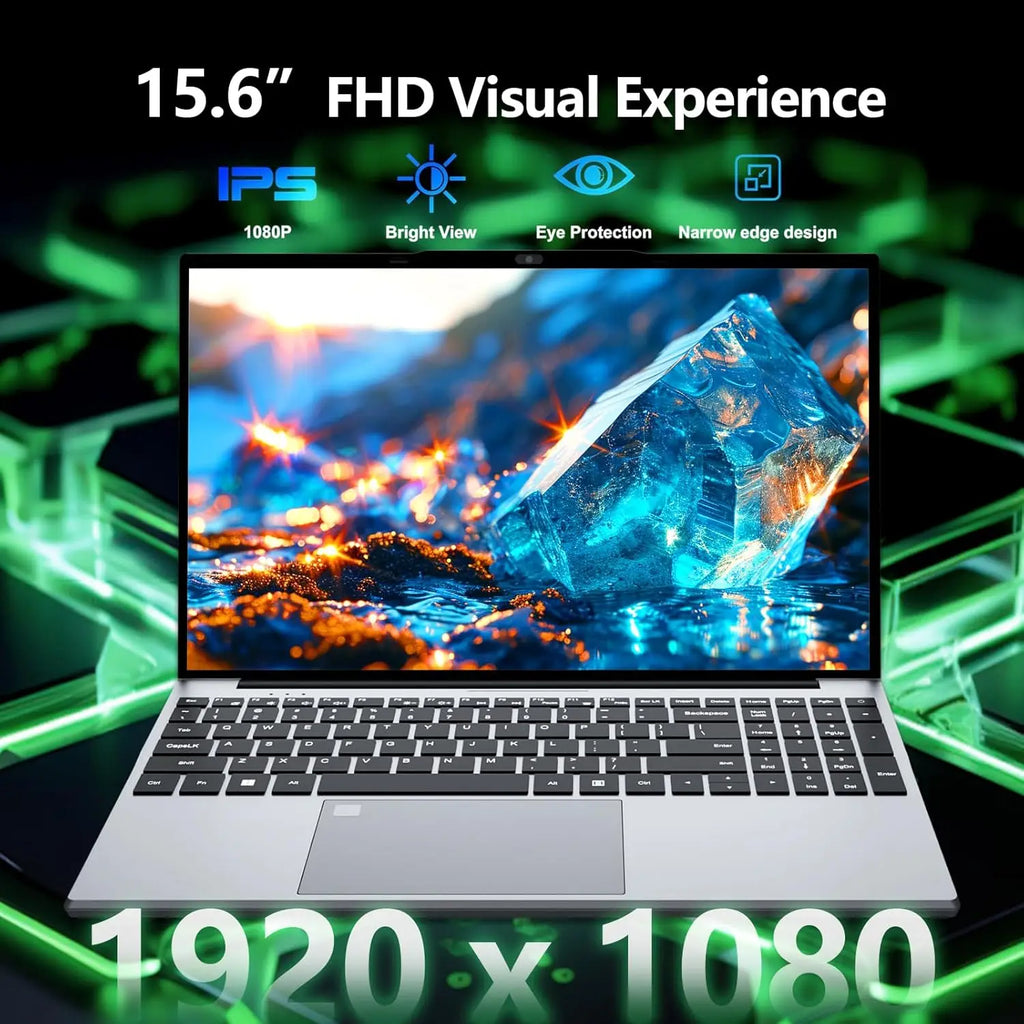 15.6" Gaming Laptop PC Intel Core i910980HK/9900 Windows 11 Notebook 16GB RAM 1TB/2TB SSD Fingerprint UnIock Office Gamer Laptop