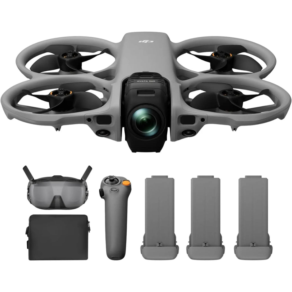 DJI Avata 360 Motion Fly More Combo, 8K 360° Camera with 1-Inch Sensor, FPV Drone, Goggles N3 & RC Motion 3, Easy ACRO