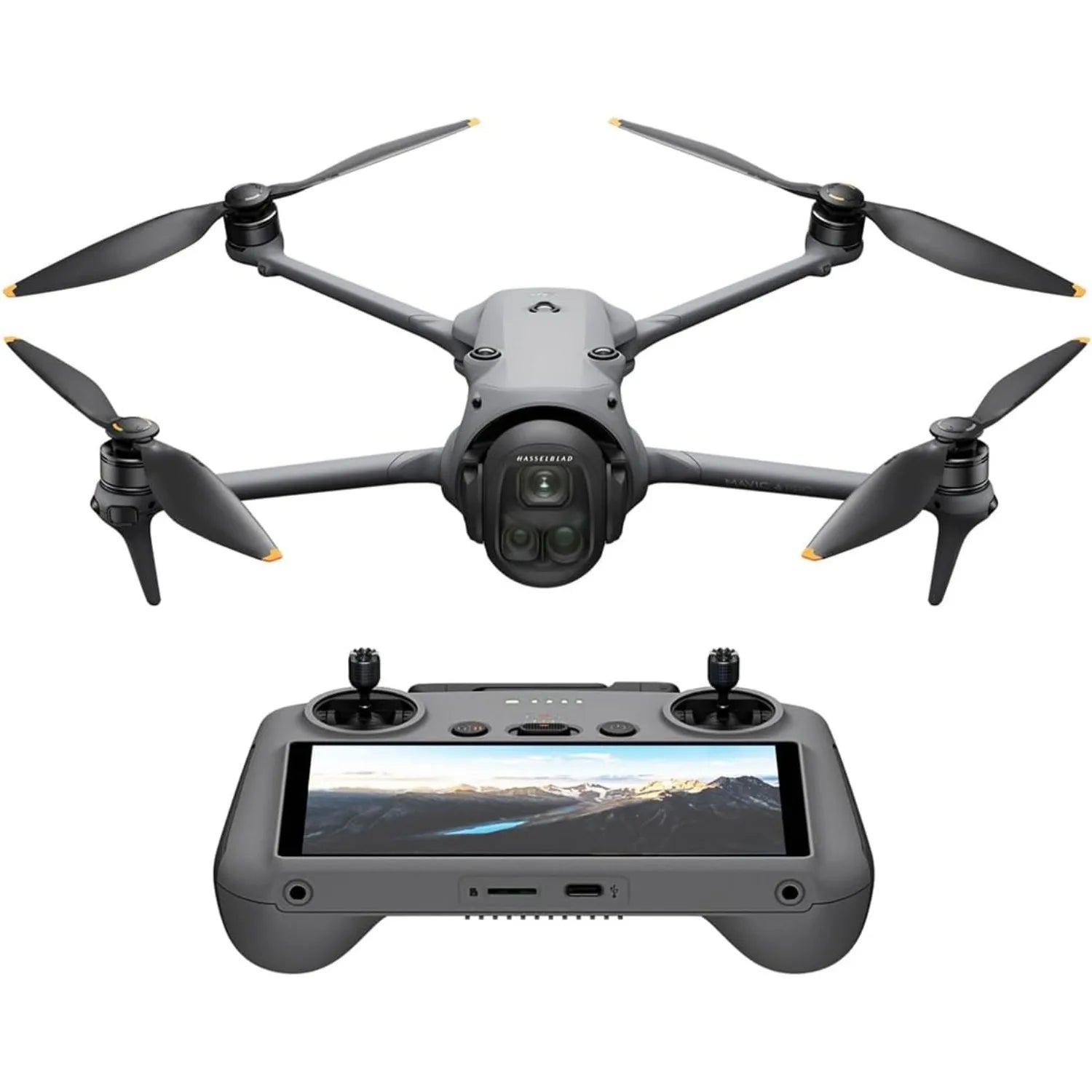 DJI Mavic 4 Pro Drone with DJI RC 2, 100MP 4/3 Hasselblad Camera, Tri-Camera, 30km Transmission, 51min Flight Time