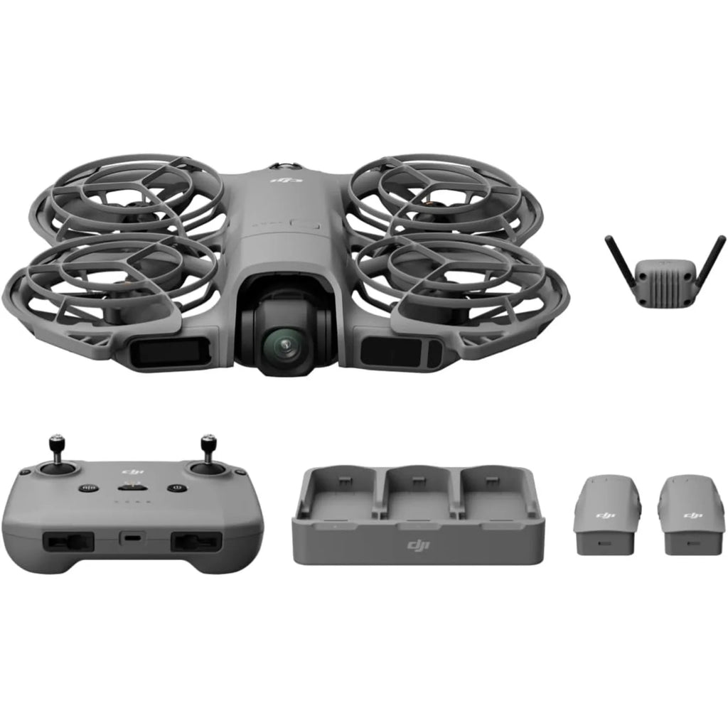 DJI Neo 2 4K Mini Drone Combo with RC-N3 Controller, Smart Tracking, Stable Transmission, Foldable Design, 3 Battery Kit