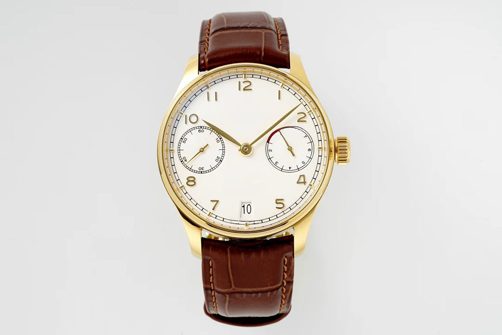 Men Brown Popular Retro Watch Wristwatch Automatic Easy Read Sunray Dial Nylon Strap Scratch Resistant Style Readable Dial Daily Wear Thanksgiving Gift Chronograph Style