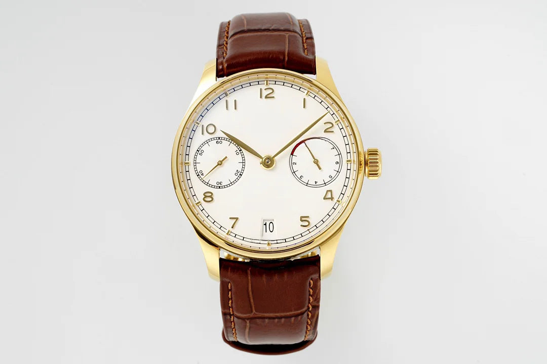 Men Brown Popular Retro Watch Wristwatch Automatic Easy Read Sunray Dial Nylon Strap Scratch Resistant Style Readable Dial Daily Wear Thanksgiving Gift Chronograph Style
