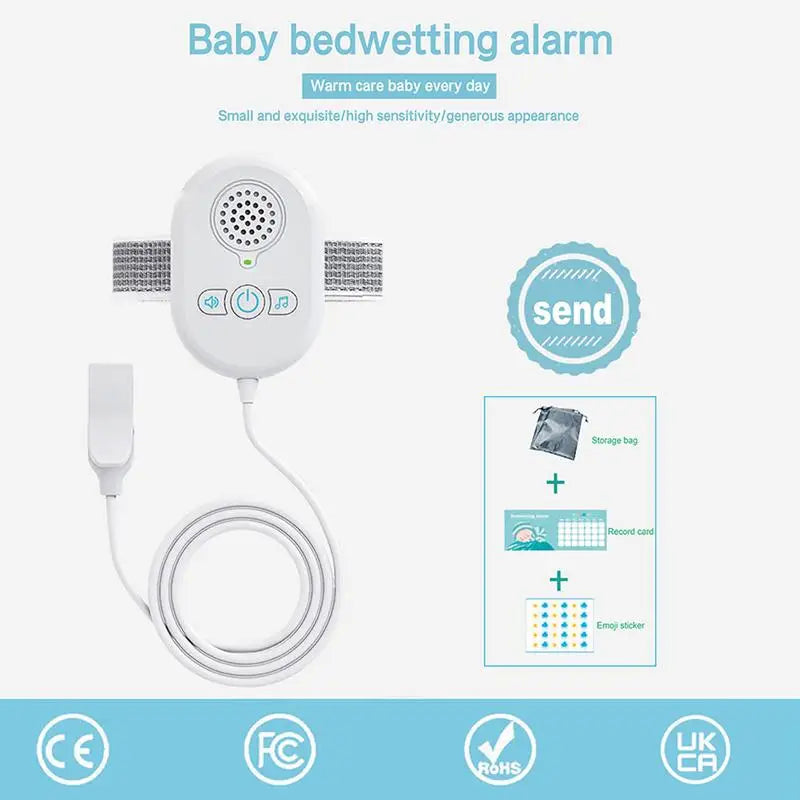 Bedwetting Sensor Potty Training For Children With Loud Sound & Strong Vibration Children Pee Alarm Bedwetting Monitor Sensor