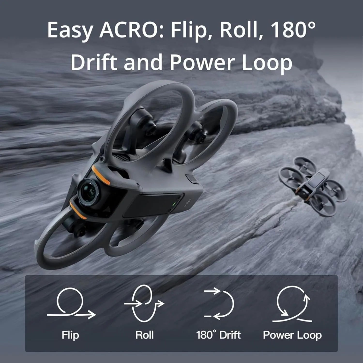 DJI Avata 2 Fly More Combo (3 Battery), 4K FPV Drone, Goggles 3 & Motion Controller, Built-In Propeller Guard