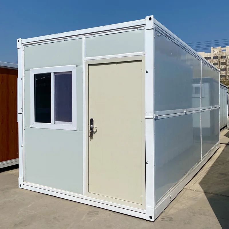 20ft Quick Installation Z Folding Steel Small Houses for Living Prefab Mobile Modern Bedroom Temporary Dormitory for Hotel