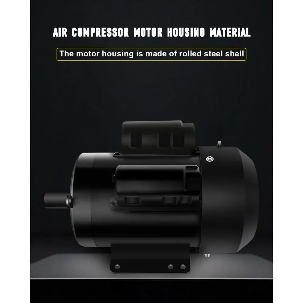 5 Horsepower Industrial AC Electric Motor, Farm Duty 184T Frame, 1750 RPM TEFC, 208-230V, 28.5-27.0 Amps, CW/CCW Rotation