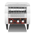 300 Slices/Hour Commercial Conveyor Toaster 2200W Powerful Stainless Steel Heavy-Duty Industrial Electric Toaster with Double H