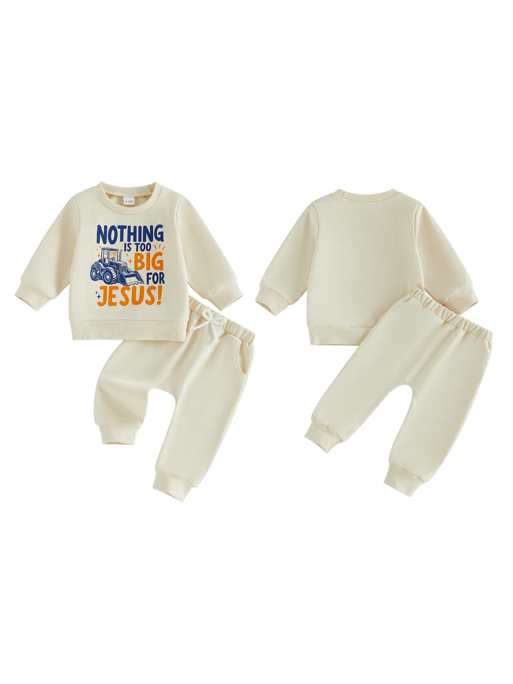 Long Sleeve Fall Outfit Long Toddler Boy Fall Boy Neck Long Jogger Pants Crew Neck Sweatshirt High Quality