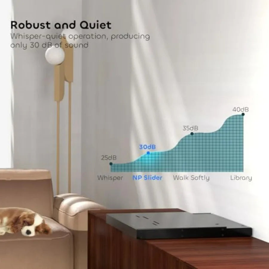 Motorized Sliding Tray for Ultra Short Throw Projector with Intelligent Slider and Automatic Retraction Compatible with UST Las