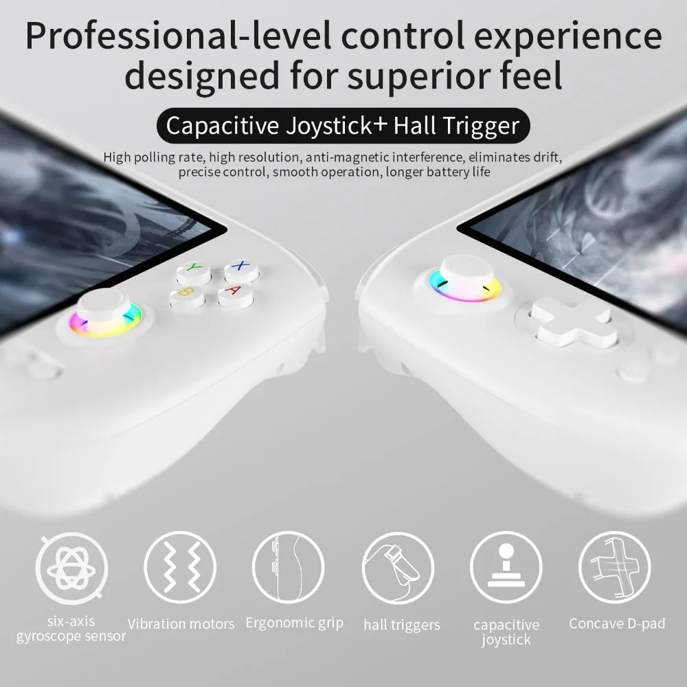 Gaming Console: Powerful Processor, Latest Android, Dual-Player, RGB, Joystick, AMOLED, Long Battery