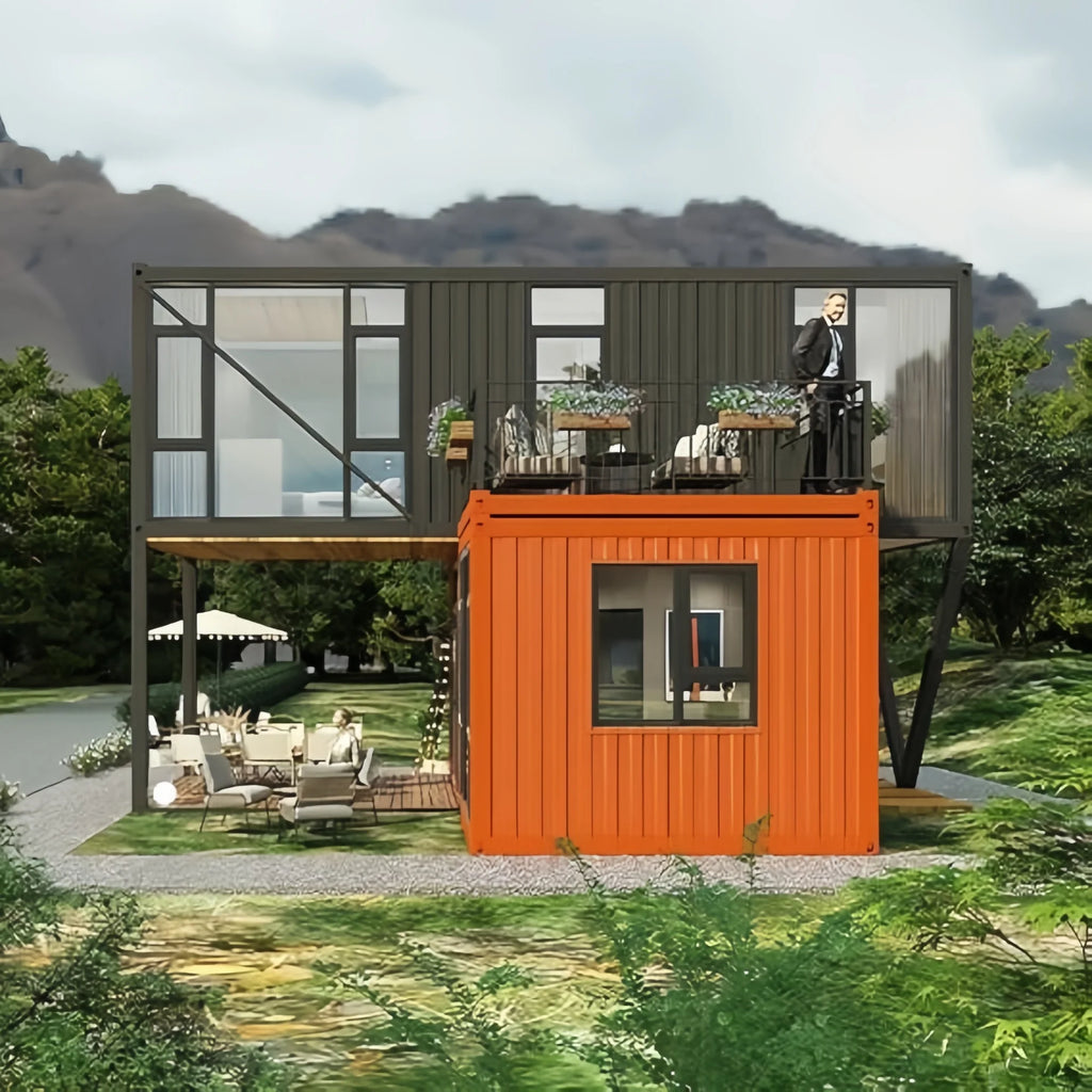 Factory Direct Supply Modular House Australia Tiny Home Prefab Steel 2 Bedroom Expandable Container House Prefabricated