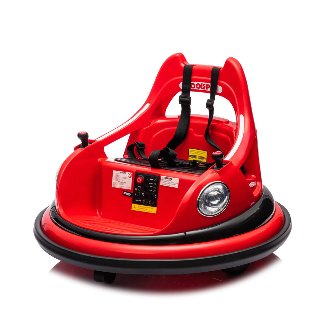 12V Kids Ride on Electric Car with Parent Remote Control LED Lights Bluetooth Music for Kids Red, Bluetooth Music Player, Built-In Music Player