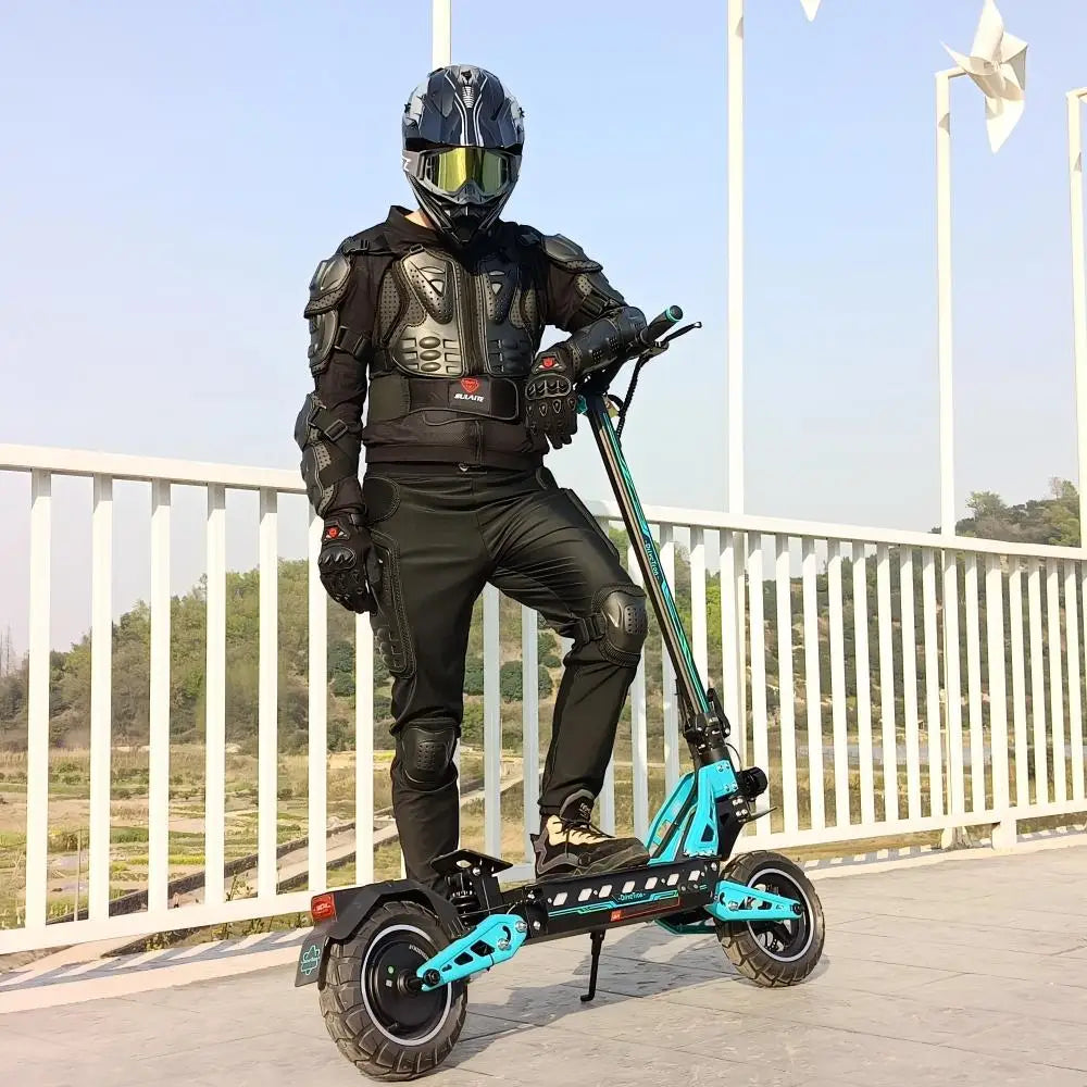 DriveTron 31mph 50kmh Double Absorber Brake Powerful Off-road Adult Big 48V 10inch Tires Adult Electric Scooter