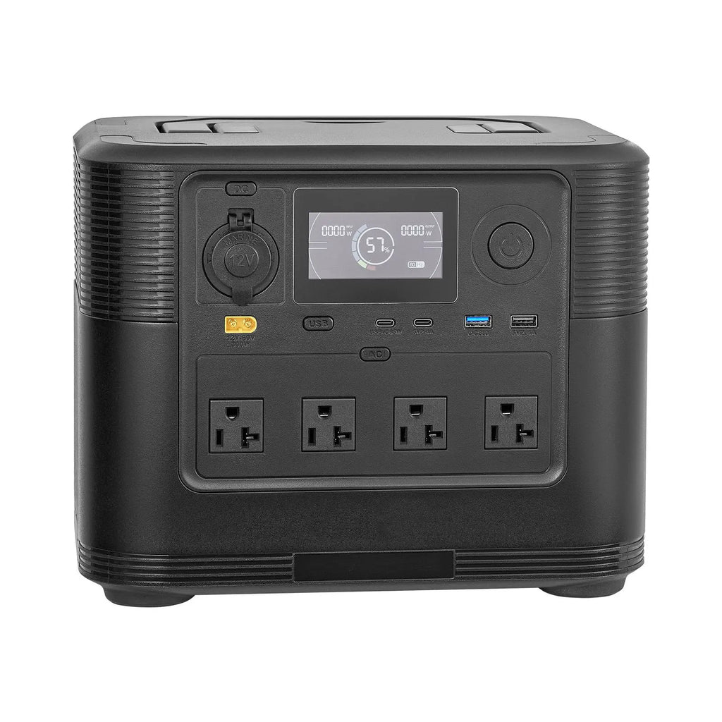 Portable Power Station, 1800W Solar Generator Power Station, 1008Wh LiFePO4 Battery Backup with 9 Output Ports for for Home Emergency, Outdoor Camping, RV Travel (Solar Panel NOT Included)