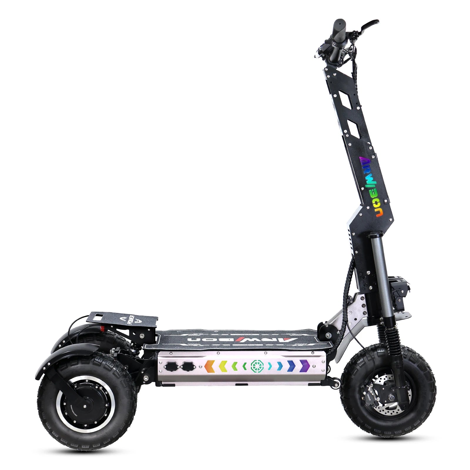All terrain 3 wheels electric scooter dual motor fast speed long range foldable off road electric scooter