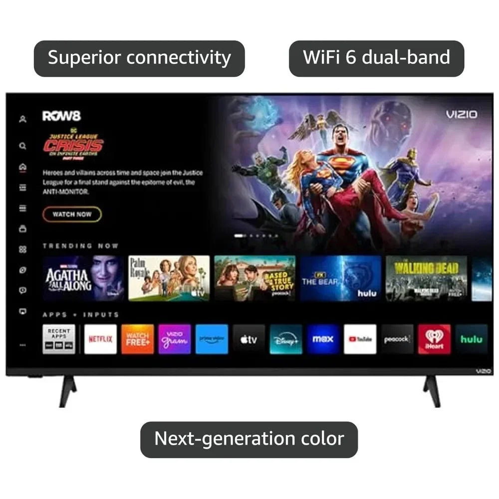 50 Inch 4K UHD LED Smart TV with HDR, WiFi 6 and VRR