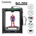 Creativity 3D Printer Corexy ELF Pro with Silent Motherboard Meanwell Power Supply Lattice Glass Platform and Resume Printing