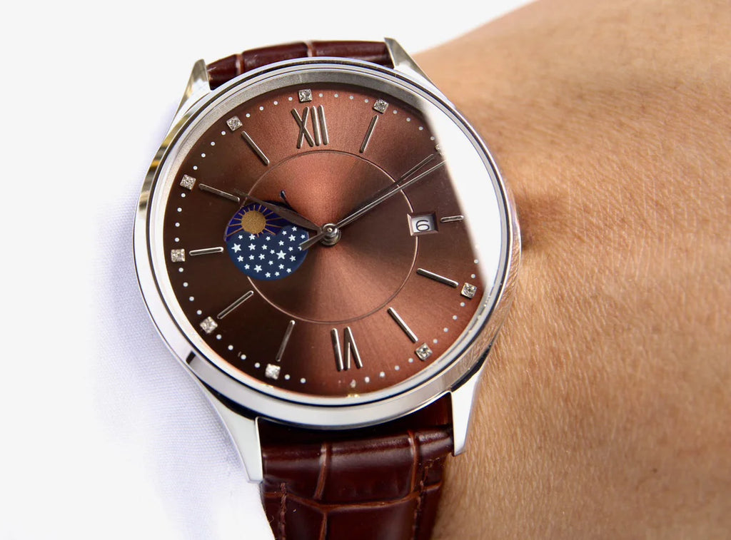 Teen Beige Leisure Formal Watch Wristwatch Clear Markers Metal Case Fold Clasp Band Waterproof Style Date Display Fitness Style Friend Gift Commute Meeting Slim Elegant