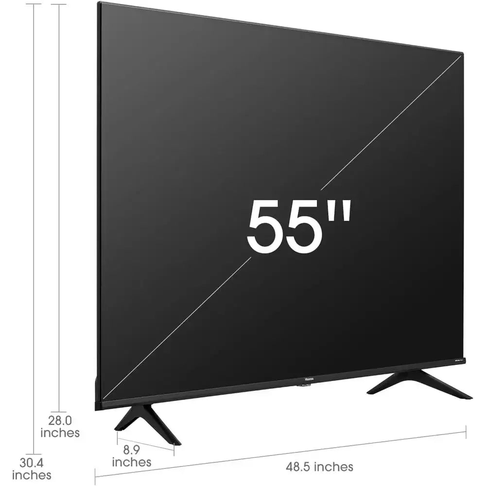 55-Inch Class A6 Series 4K UHD Smart Google TV with Alexa Compatibility, Dolby Vision HDR, DTS Virtual X, Sports & Game Modes, V