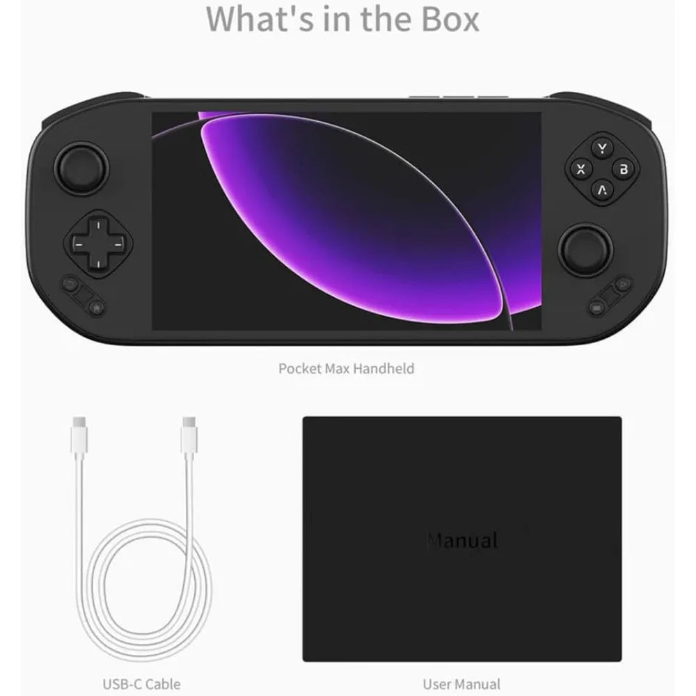 Portable 7" 144Hz AMOLED Gaming Console with Snapdragon 865, 8GB+128GB, WiFi 6, and 8000mAh Battery