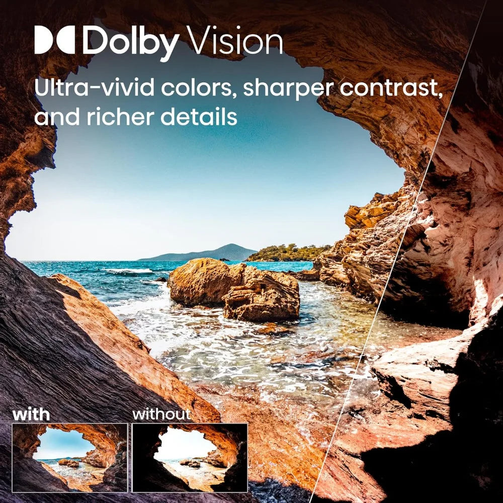 50-Inch 4K UHD Smart TV with Voice Remote and Game Mode Plus