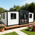 Prefab Mobile Tiny House Prefabricated Homes 2 3 Bedroom Expandable Container House 20ft 40ft Light Steel Home Garden Rooms