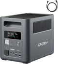 Portable Power Station, 1024Wh LiFePO4 Solar Generator, 1800W(Peak 3600W) AC Output, Compact Lightweight Design, Fast Recharge f
