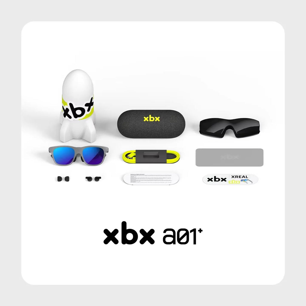 XREAL XBX A01 Smart AR Glasses 147 inch Giant Screen Ultra-lightweight 62g, FOV50, Supports HDR10, 1600 Nits Brightness Micro-OL