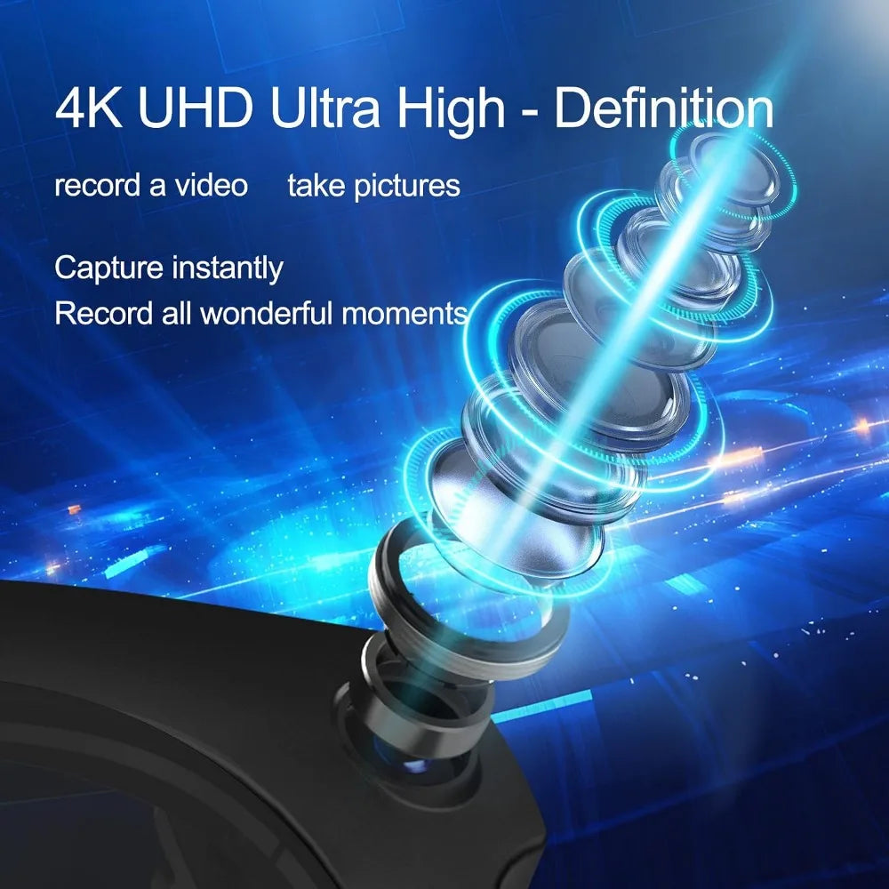Smart Glasses: 4K HD Video, Real-Time Translation, Color-Changing Lenses for Various Activities