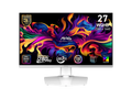 MSI 27" QHD 2K 1440P 280Hz with FreeSync Premium Pro & G-Sync Compatible 0.03ms HDR400 USB-C White OLED Gaming Computer Monitor with Height Adjustable, Swivel, Pivot & Tilt stand MAG272QPW QD-OLED X28