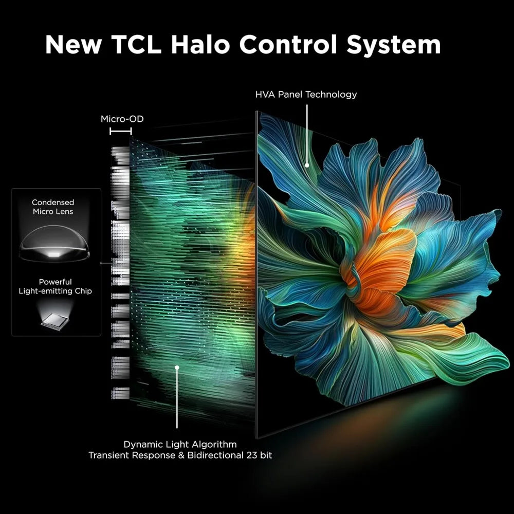 50 Inch Mini LED QLED 4K HDR Smart TV with 120-144HZ Refresh Rate, Dolby Atmos, and Gaming Features