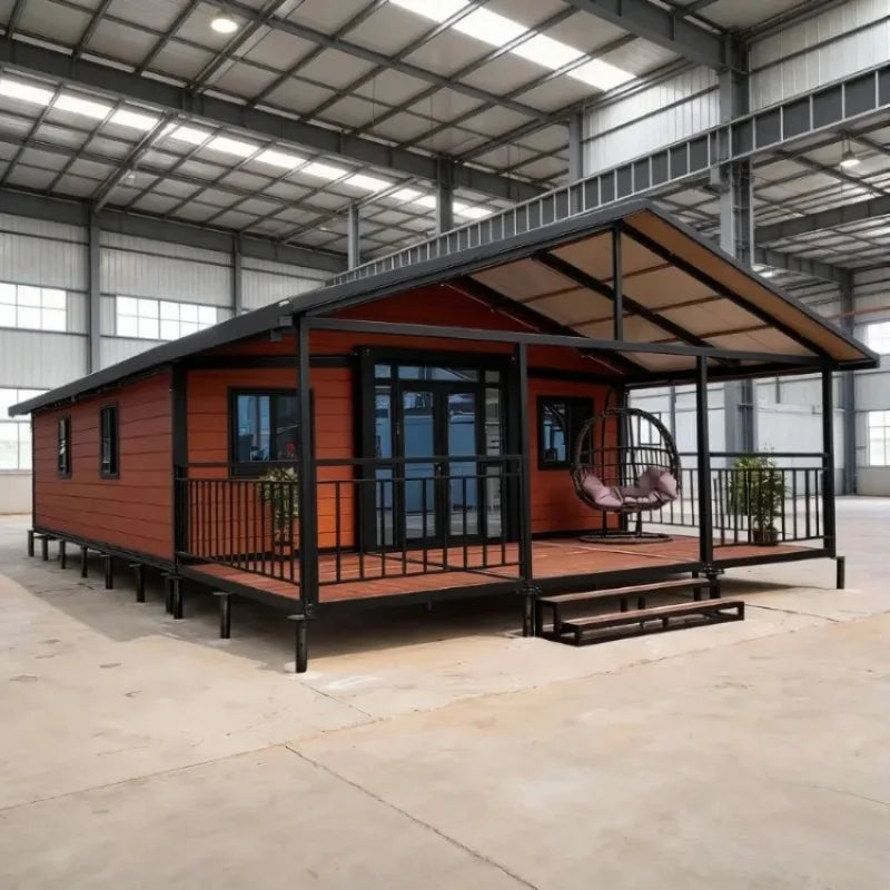 Prefab Mobile Tiny House Prefabricated Homes 2 3 Bedroom Expandable Container House 20ft 40ft Light Steel Home Garden Rooms