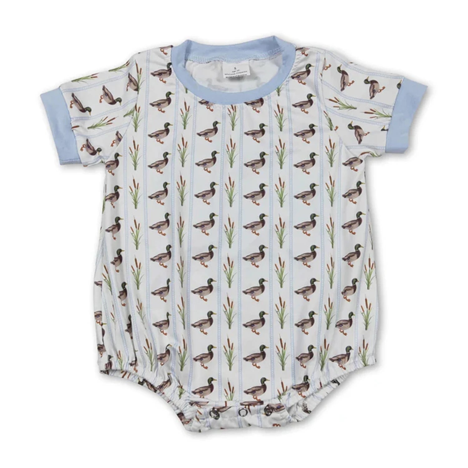 Baby Bubble Romper Fall Pumpkin Dog Mallard Duck Embroidery Newborn Sleeveless Bow Short Sleeve Infant Boy Girl Outfit