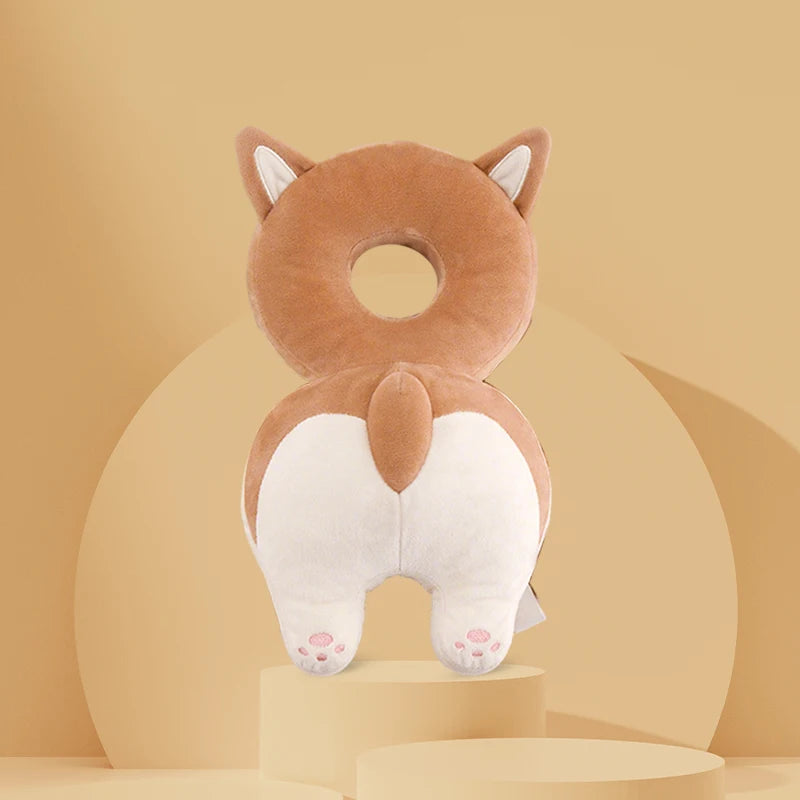 Baby Head Protector Pillow Cartoon Backpack Toddler Safety Cushion for Learning to Walk Newborn Kids Anti-Fall Support