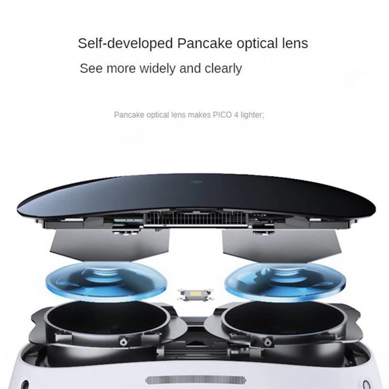 Original Pico4 VR Headset All-In-One Virtual Reality Pico 4 VR Glasses 4K+ Display For Metaverse & Stream VR 3D Gaming
