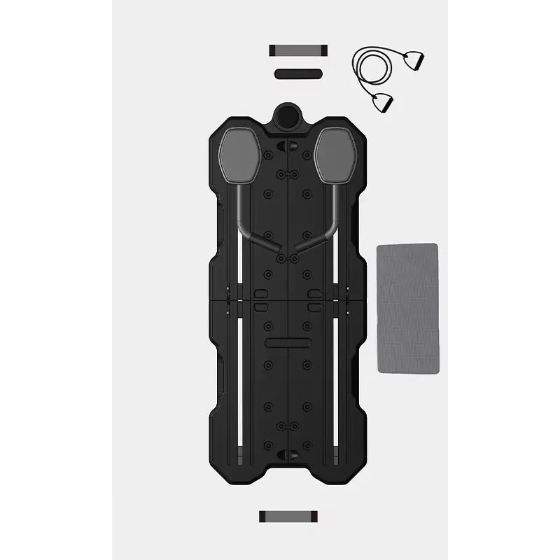 YTYIN Steel Multi-Purpose Folding Pilates Reforming Board Upgrade Sliding Abdominal Exercise Equipment For Core Training