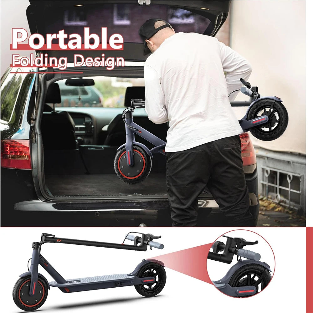 Electric Scooter for Adults, 8.5", 19Mph, 350W Motor, 21Miles Range, Folding E-Scooter with APP