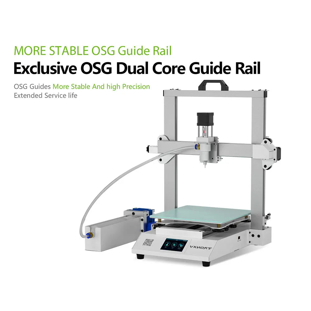 Ceramic Clay 3d Printer Moore 2 Pro Exclusive OSG Dual Core Guide Rail 255*255*260mm Build Size Print 32 Bit Silent Mainboard