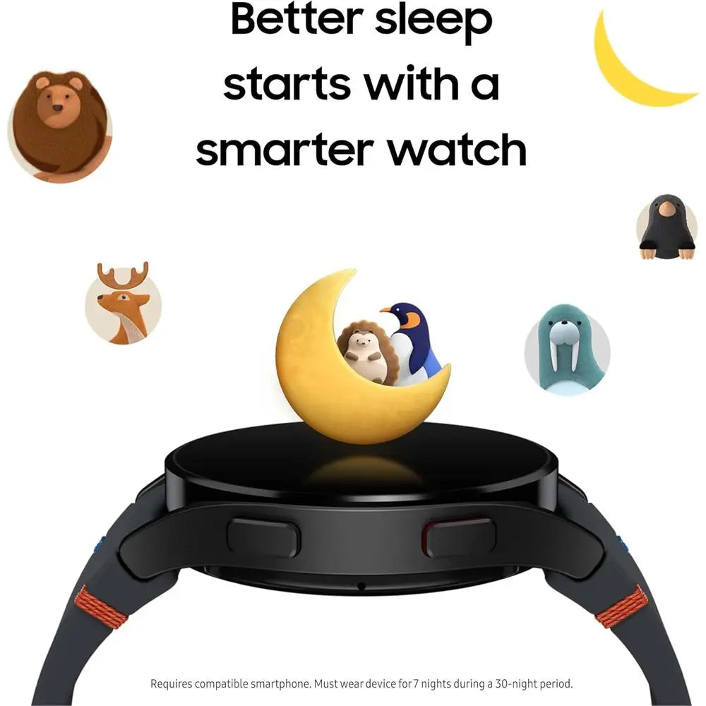 Watch E 40mm Bluetooth AI Smartwatch w/itnTracking, BIA Sensor, Personalized HR Zones, Heart Rate , Sleep Monitor, 2024, Black [
