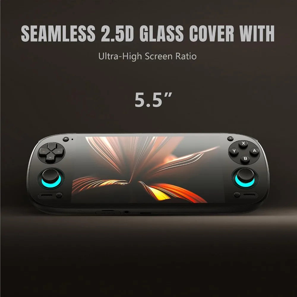 Retro Handheld Game Console, 8GB+128GB, 5.5-inch Touchscreen 1080p, Portable Gaming Device with 16Bit Android 13