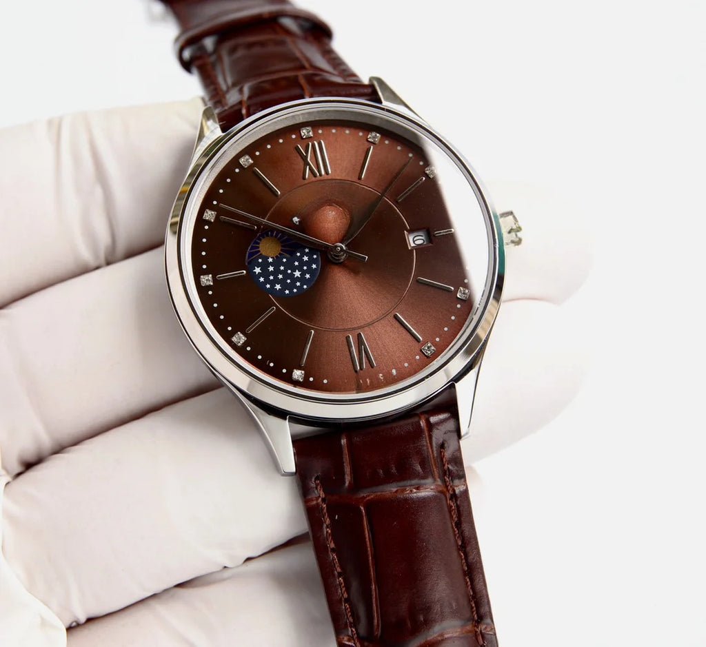Teen Beige Leisure Formal Watch Wristwatch Clear Markers Metal Case Fold Clasp Band Waterproof Style Date Display Fitness Style Friend Gift Commute Meeting Slim Elegant