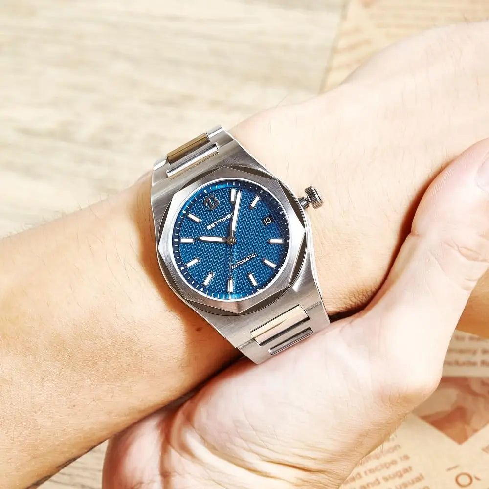 B8001 V1 BETTIMER Automatic Watches Men PT5000 Movement 40mm 316L Stainless Steel 10ATM Water Resistance Self-Winding Mechanical